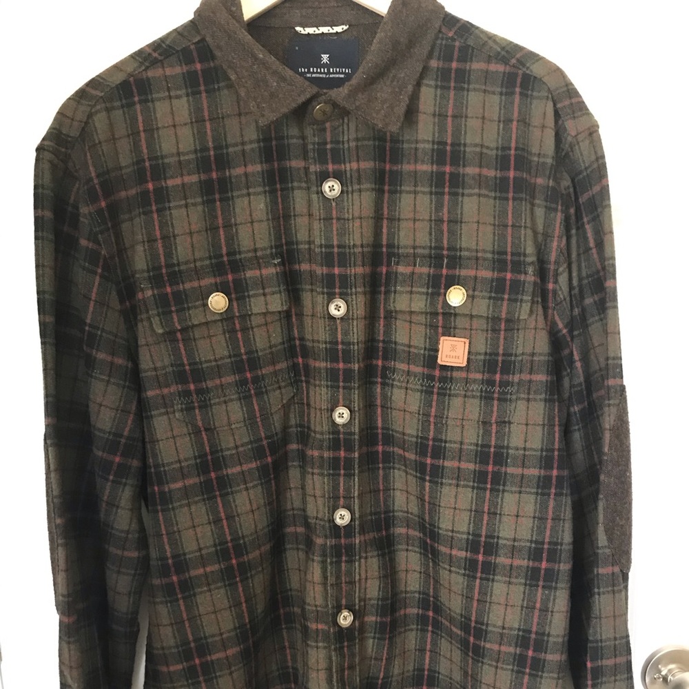 Roark Revival Flannel with Elbow Pads